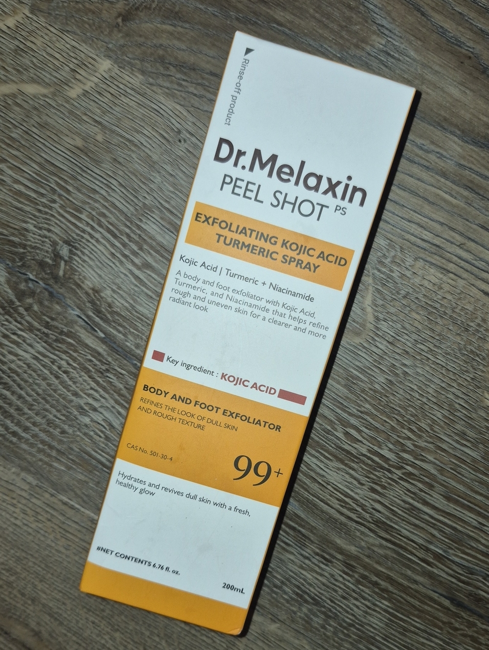 Exfoliating Kojic Acid Turmeric Spray - Dr Melaxin Nwt
